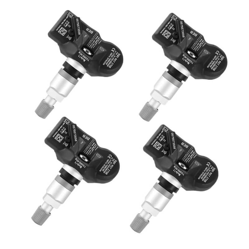 HZSMYXGS Autoreifendrucksensor Kompatibel mit 911 2016 2017 2018 für Cayman 2016 2017 2018 2019 2020 Reifendrucksensor TPMS 5Q0907275B(4PCS) von HZSMYXGS