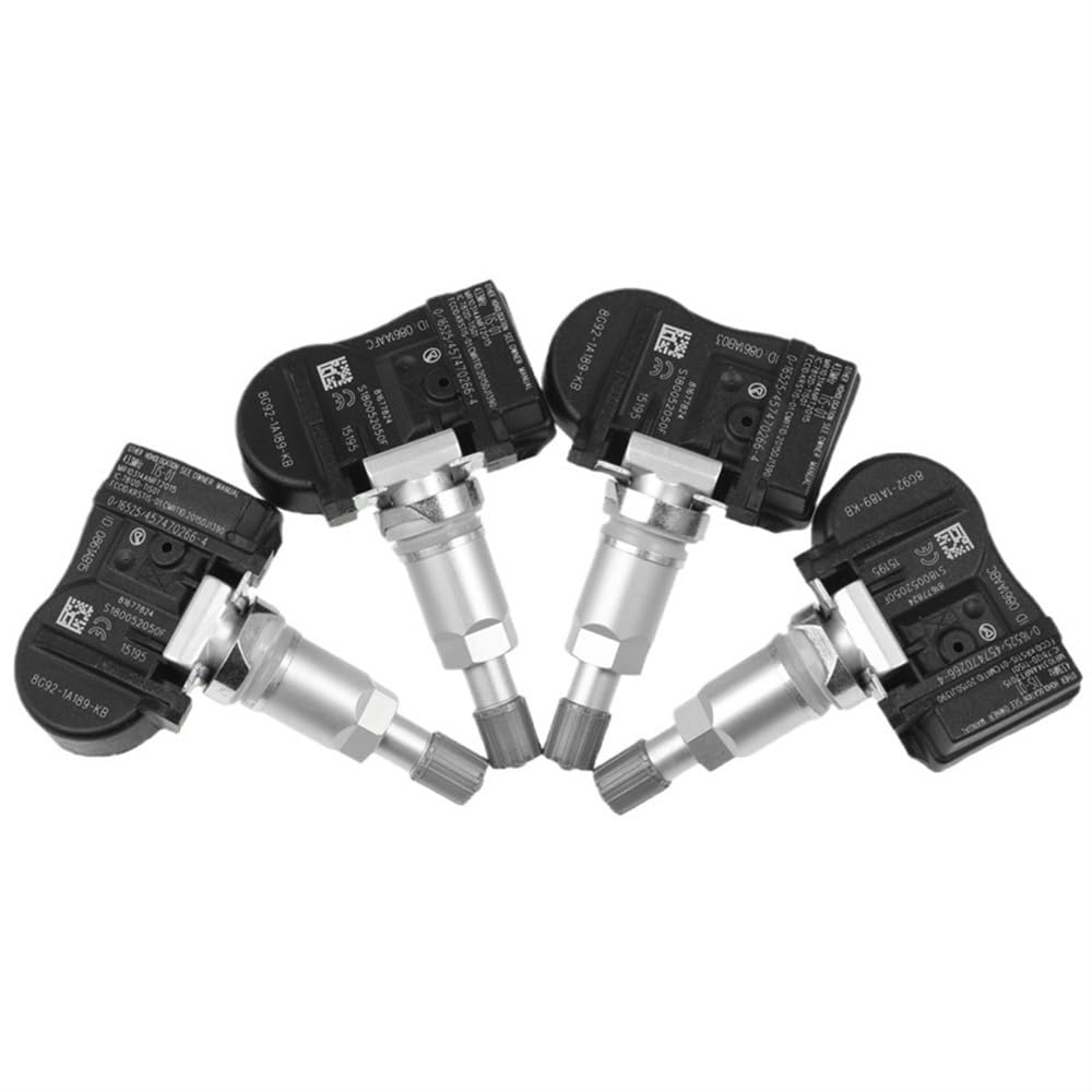 HZSMYXGS Autoreifendrucksensor Kompatibel mit Ford für Galaxy 2006-2015 Reifendrucksensor TPMS 8G92-1A189-KB 8G921A189KB(4PCS) von HZSMYXGS