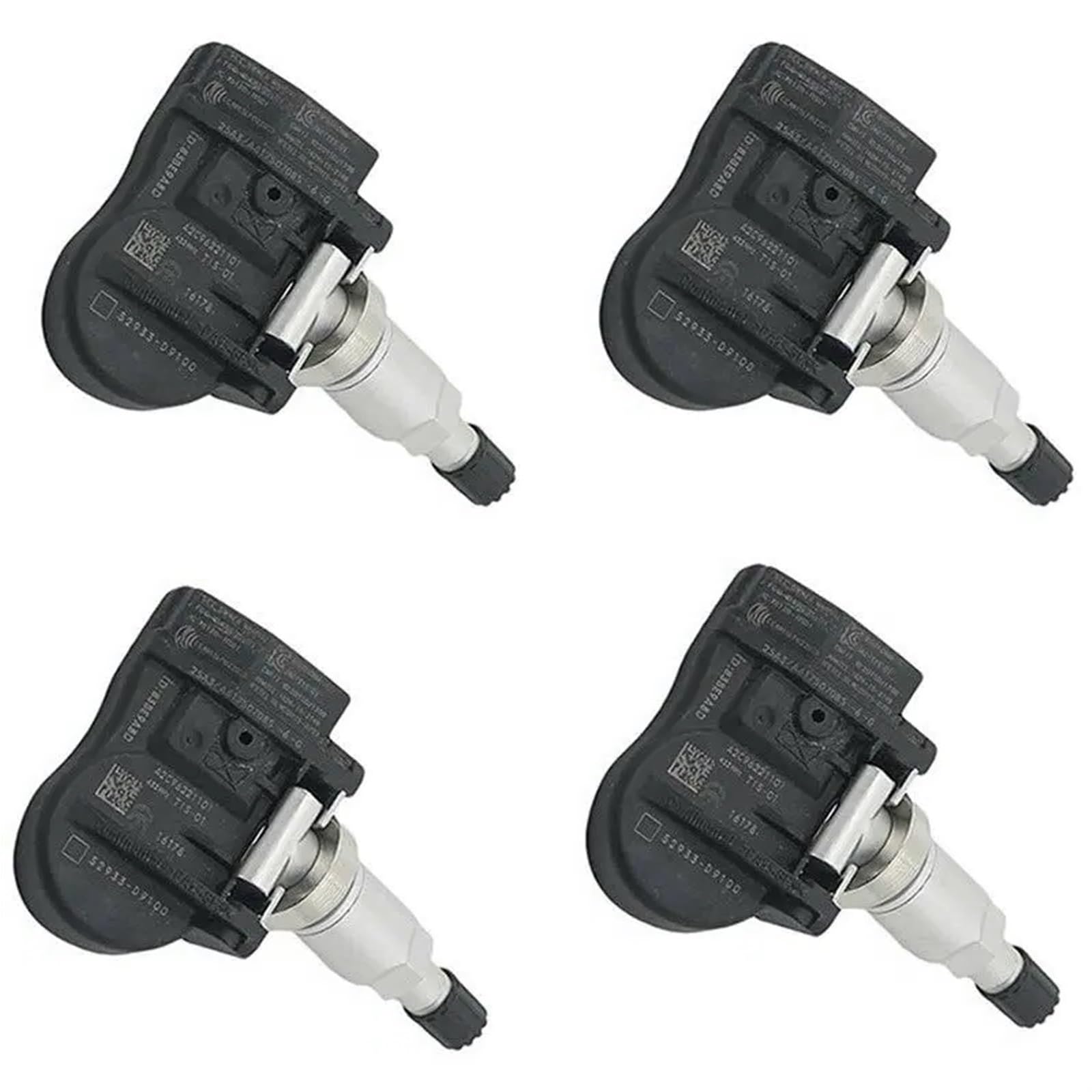 HZSMYXGS Autoreifendrucksensor Kompatibel mit Genesis für Gv70 2021-2022 TPMS Reifendrucksensor 52933-D4100(4 pcs) von HZSMYXGS