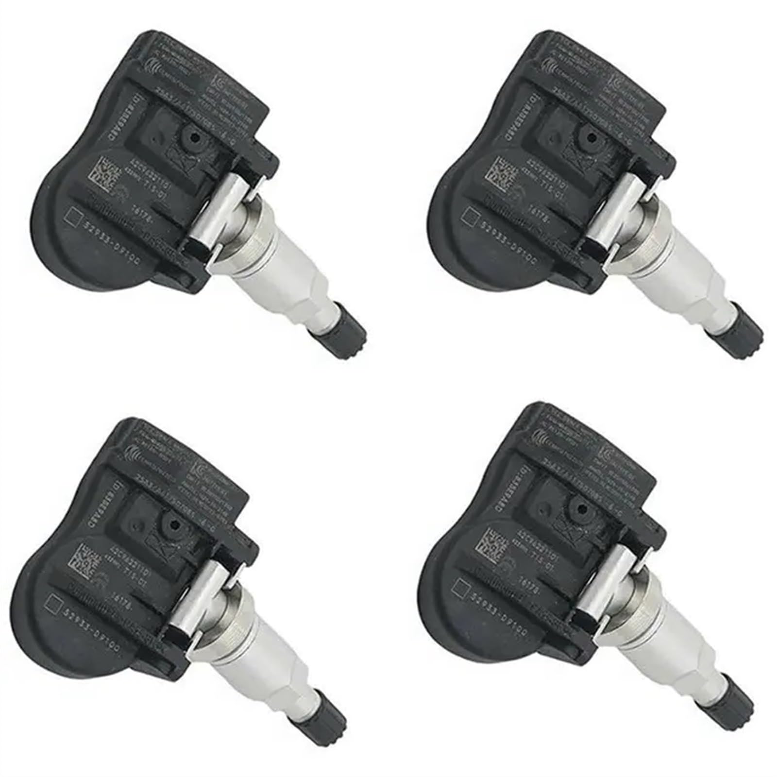 HZSMYXGS Autoreifendrucksensor Kompatibel mit Hyundai für Kona 2017-2023 TPMS Reifendrucksensor 52933-D9100(4PCS) von HZSMYXGS