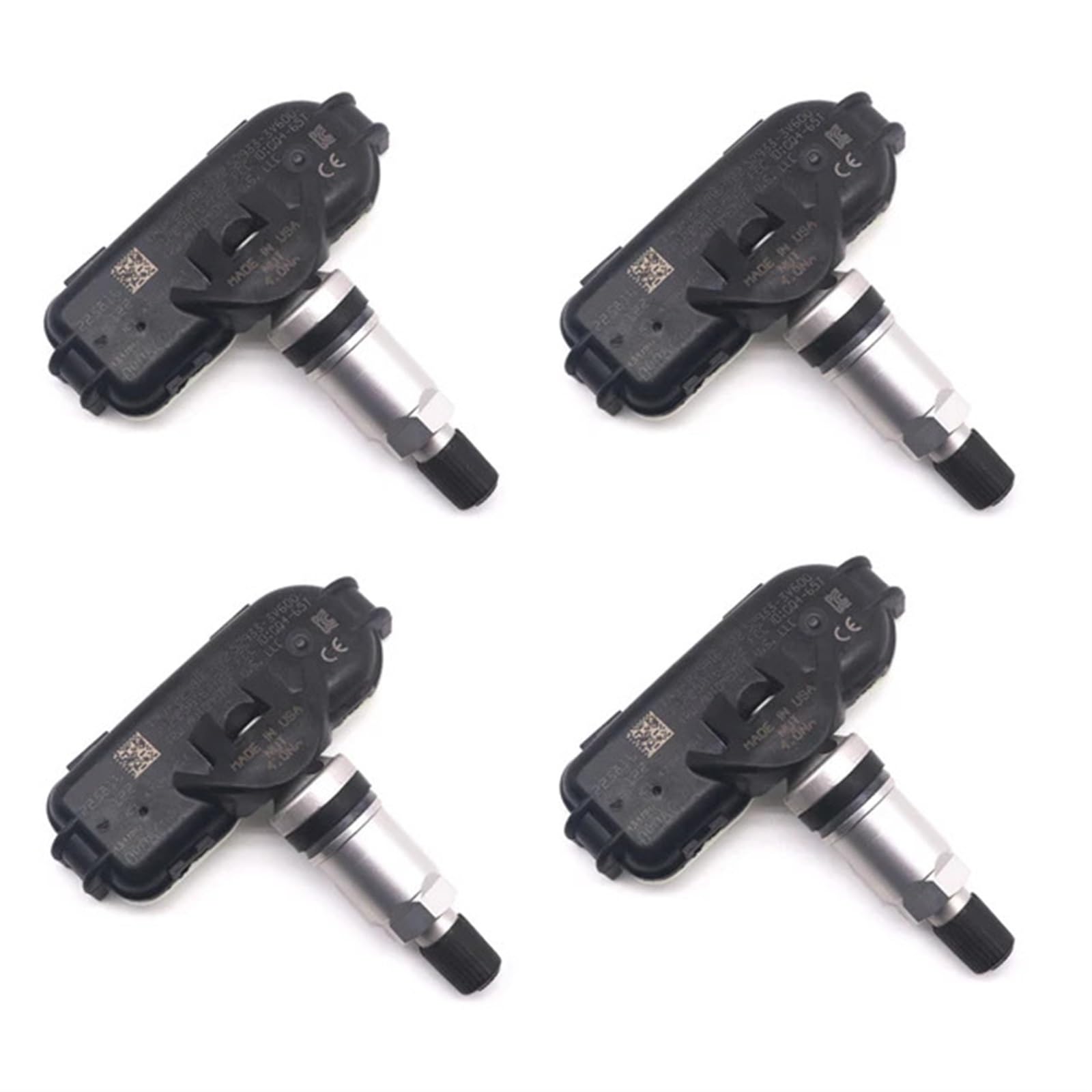 HZSMYXGS Autoreifendrucksensor Kompatibel mit Kia für Rio 2011-2017 TPMS Reifendrucksensor 52933-3V600(4 pcs) von HZSMYXGS