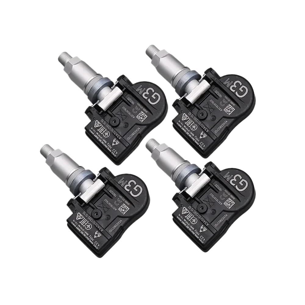 HZSMYXGS Autoreifendrucksensor Kompatibel mit Mazda für 2 2015 2016 2017 2018 2019 2020 2021 für 3 2008–2013 Reifendrucksensor TPMS BHB6-37140A BHB637140A(4 PCS) von HZSMYXGS