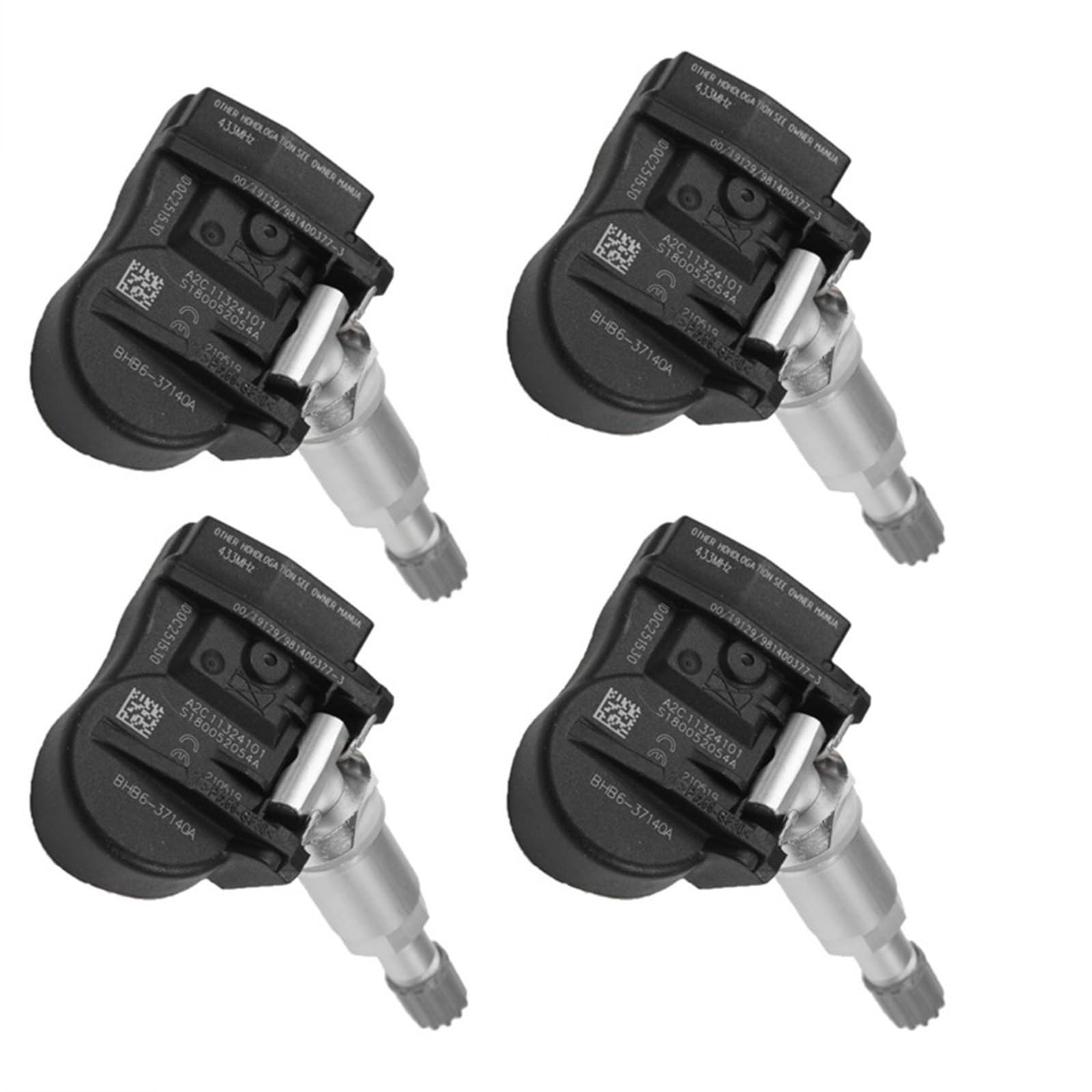 HZSMYXGS Autoreifendrucksensor Kompatibel mit Mazda für CX-3 2015-2019 TPMS-Reifendrucksensor BHB637140A BHB637140.(4PCS) von HZSMYXGS