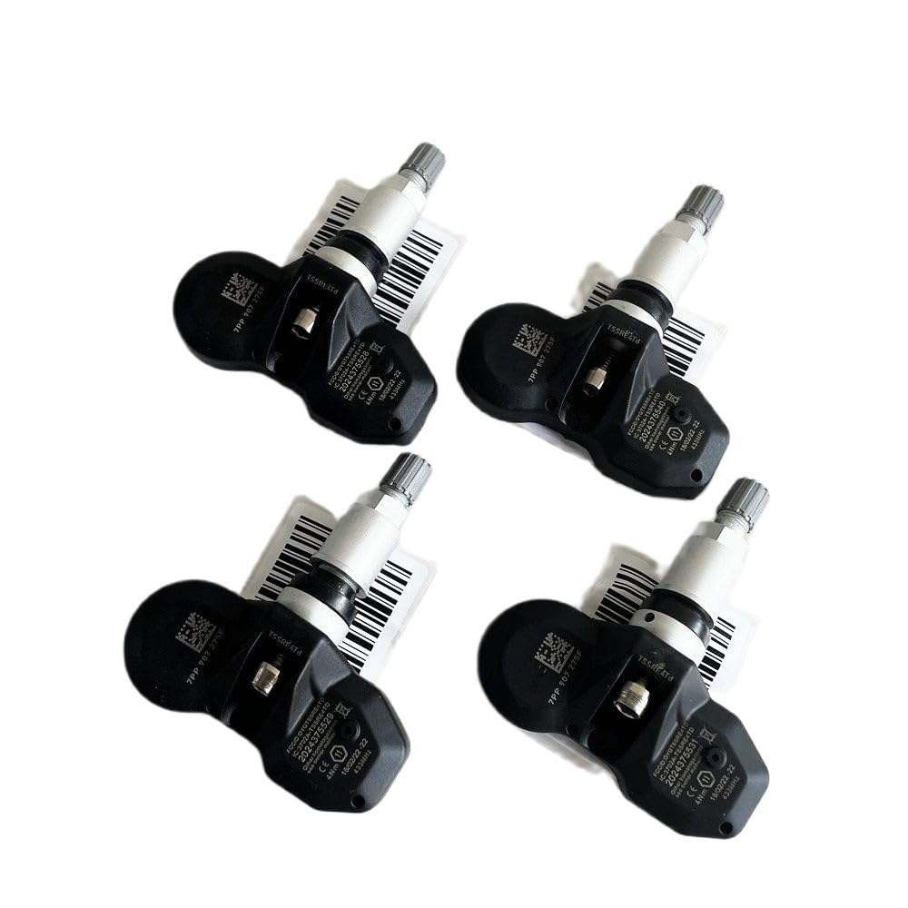 HZSMYXGS Autoreifendrucksensor Kompatibel mit Panamera 2009 2010 2011 2012 für Cayenne 2007 2008 2009 2010 Reifendrucksensor TPMS 7PP907275F(4PCS) von HZSMYXGS