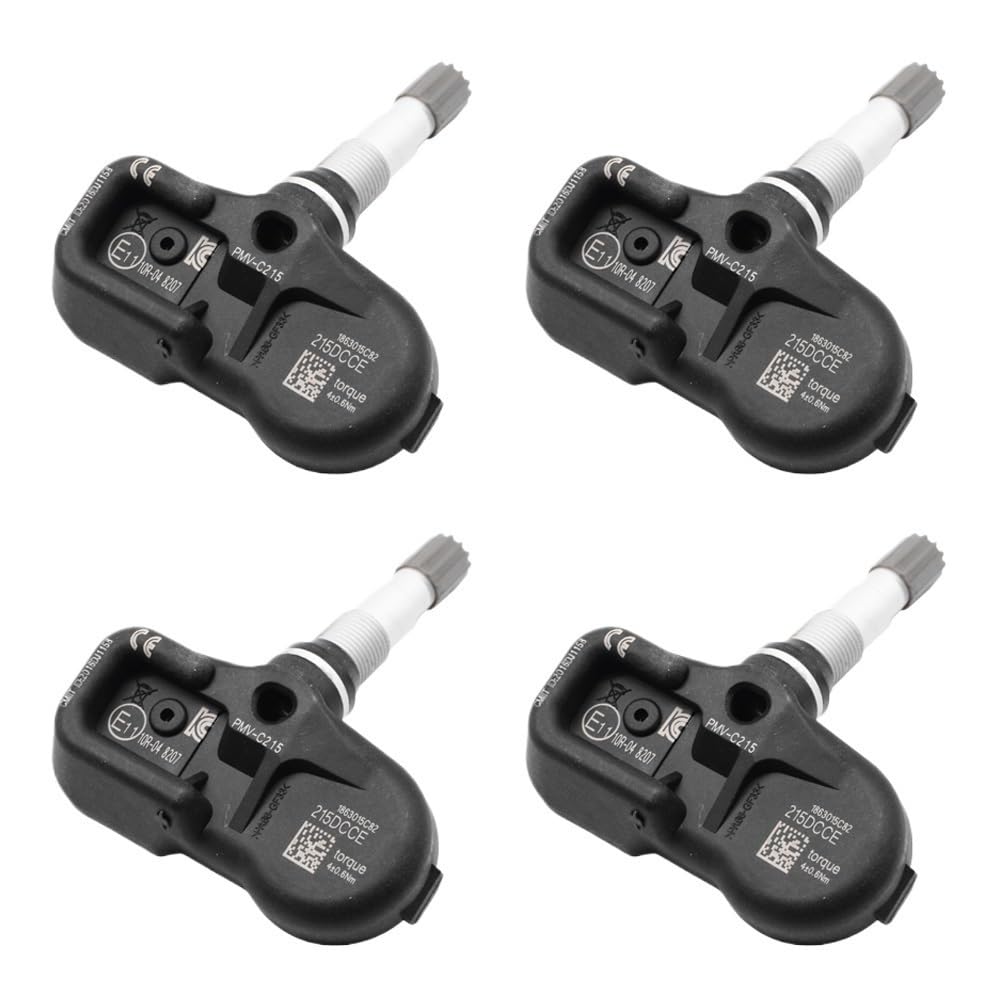 HZSMYXGS Autoreifendrucksensor Kompatibel mit Toyota für Land für Cruiser für Prado 2017-2023 REIFENDRUCKÜBERWACHUNGSSENSOR TPMS 42607-48020 PMV-C215(4PCS) von HZSMYXGS