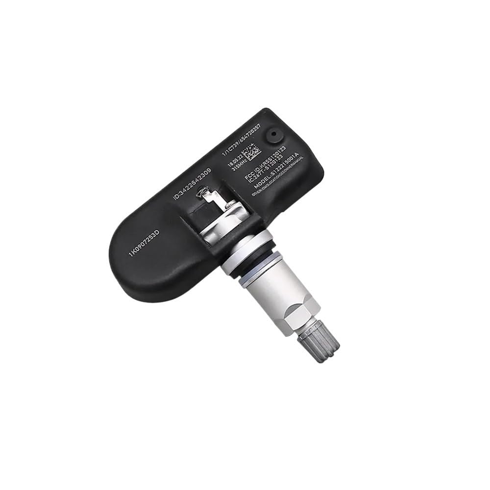 HZSMYXGS Autoreifendrucksensor Kompatibel mit VW für Käfer 2008 2009 2010 für CC 2009 2010 2011 Reifendrucksensor TPMS 1K0907253D(1pcs) von HZSMYXGS