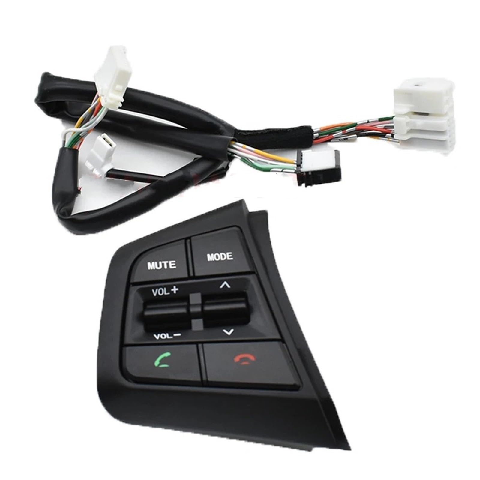 HZSMYXGS Blinker Lenkstockhebel Kompatibel mit Hyundai für Ix25 für Creta 1.6L 2.0L 2015–2019, Auto-Lenkrad, Tempomat-Tasten, Fernbedienung, Lautstärketaste(L-normalWire) von HZSMYXGS
