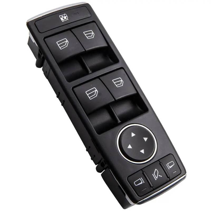 HZSMYXGS Fensterheber Schalter Kompatibel Mit Benz Für W204 W212 C207 A207 X204 Ersatz-Knopfschalter Für Autofenster, Elektrischer Glasfensterheber 1669054400(Switch panel) von HZSMYXGS