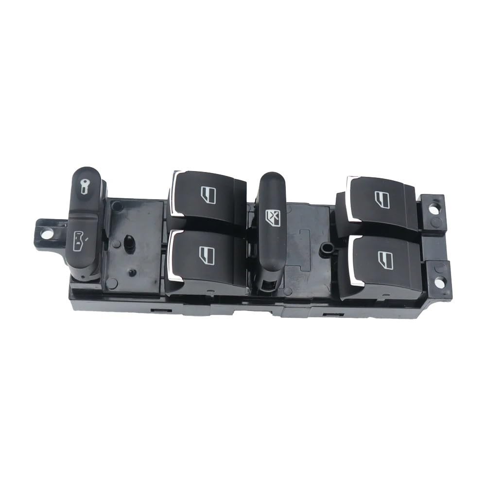 HZSMYXGS Fensterheber Schalter Kompatibel mit VW für Golf für J&etta für Passat 1998 1999 2000 2001 2002 2003 2004 3BD959857 Master Window Control Switch Button von HZSMYXGS