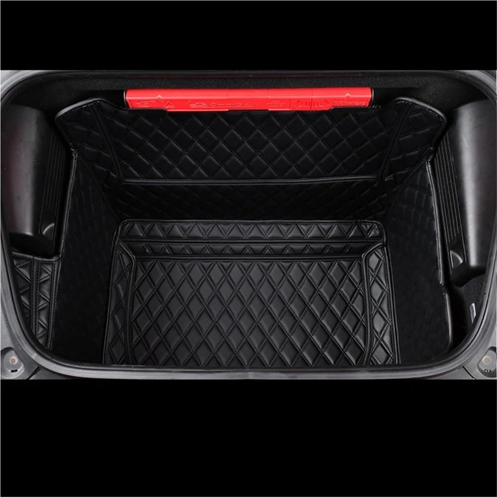 HZSMYXGS Kofferraumschutzmatte Kompatibel Mit 718 Für Boxster Für Cayman Auto Vorne Hinten Stamm Matte Schutz Innen Liner Abdeckung Pad Zubehör(Black Front Mat) von HZSMYXGS