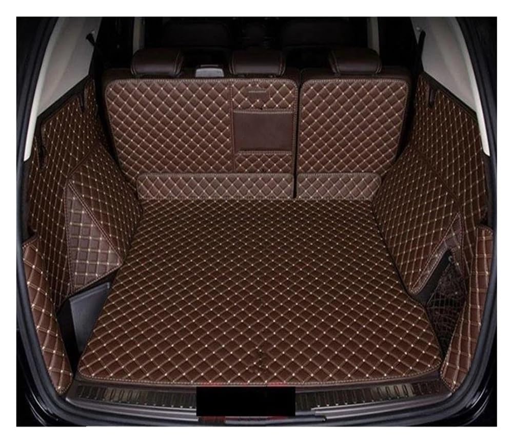 HZSMYXGS Kofferraumschutzmatte Kompatibel mit SQ5 2013 2014 2015 2016 2017, individuelle Kofferraummatten, Auto-Cargo-Liner-Pads, Kofferraum-Teppich-Schutzabdeckung(Full Cover Coffee) von HZSMYXGS