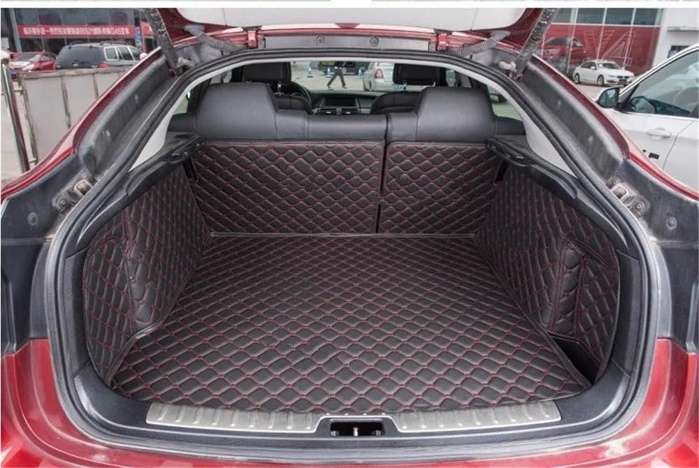 HZSMYXGS Kofferraumschutzmatte Kompatibel mit X6 F16 2015 2016 2017 2018 2019 PU-Kofferraummatte Cargo Liner Teppich Innenzubehör von HZSMYXGS