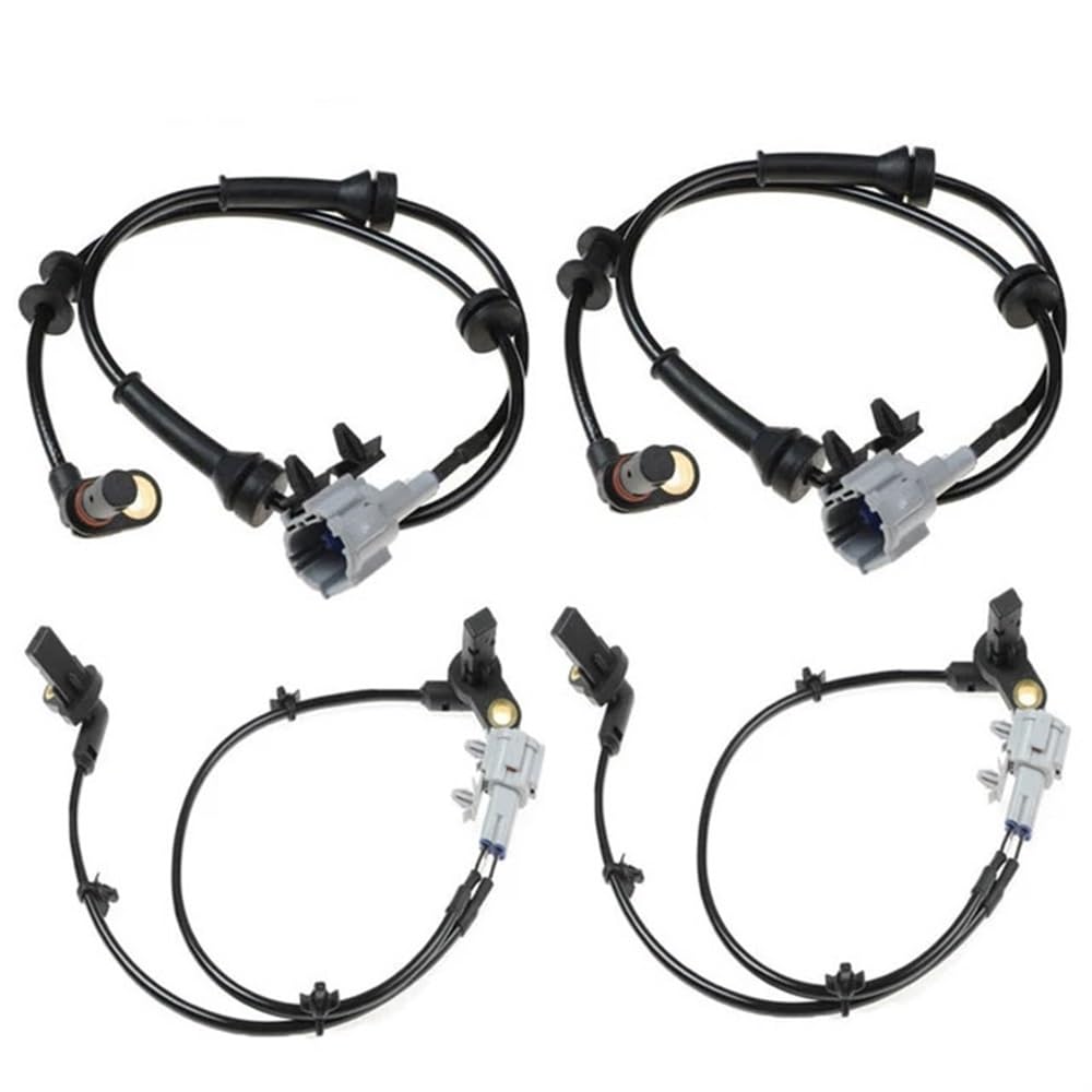 HZSMYXGS Kompatibel Mit Nissan Für Navara D40 2005 47910-EA025 47910EA025 47900-EA001 47900EA001 Vorne Hinten Links Rechts ABS Sensor ABS-Sensor(4PCS) von HZSMYXGS