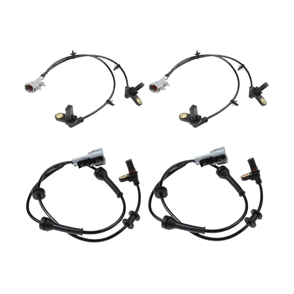 HZSMYXGS Kompatibel Mit Nissan Für Navara D40 47900-EA001 47910-EA025 47900EA001 47910EA02 Vorne Hinten Links Rechts ABS Rad Geschwindigkeit Sensor ABS-Sensor(4 pcs) von HZSMYXGS