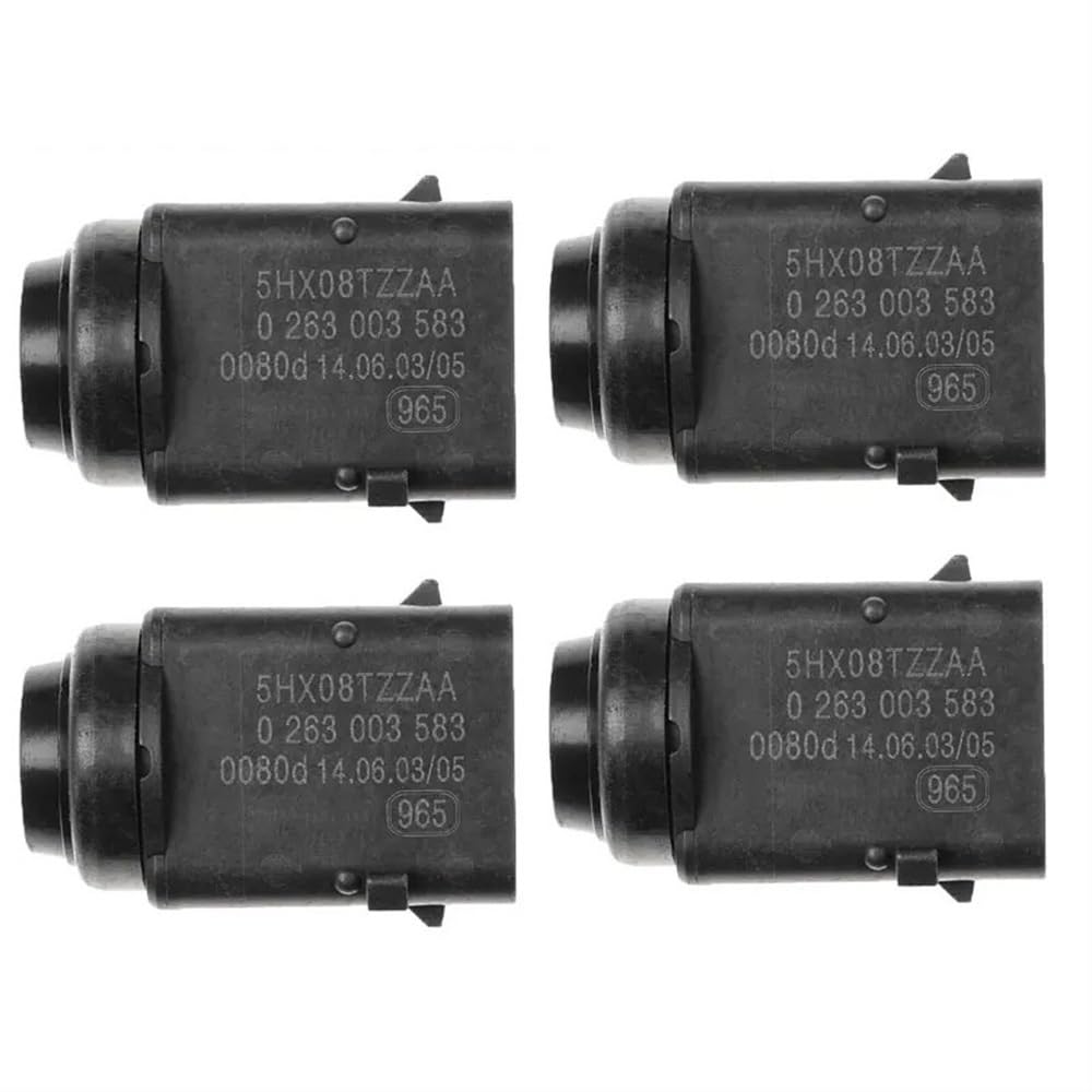 HZSMYXGS Kompatibel mit Jeep für Commander 2006 2007 2008 2009 2010 0263003583 PDC Parksensor Parksensor 5HX08TZZAA Auto Einparkhilfe(4pcs) von HZSMYXGS