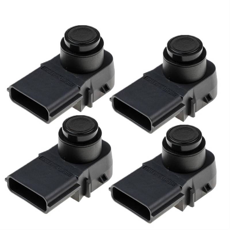 HZSMYXGS Kompatibel mit Kia für Stinger 2018-2020 Umkehr Radar Ultraschall PDC Parkplatz Sensor 95720-J5100 95720-J5310 Auto Einparkhilfe(4 pcs Black) von HZSMYXGS