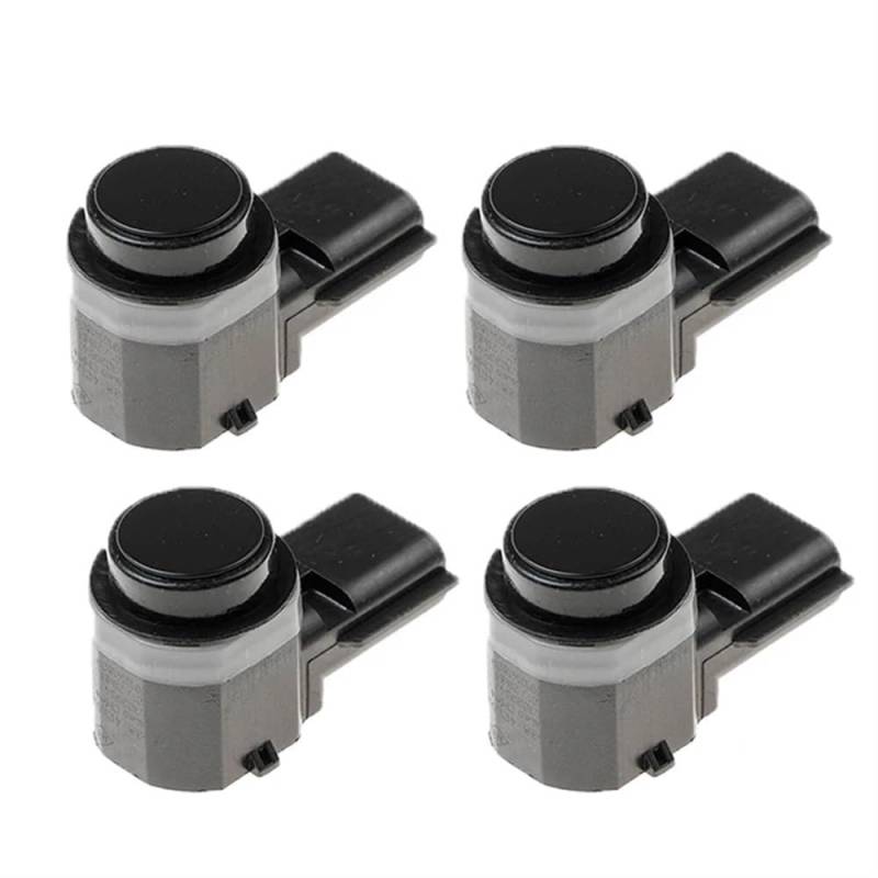 HZSMYXGS Kompatibel mit Nissan für X-Trail T32 2014-2019 Parksensoren PDC 284384CL0A 28438-4CL0A Auto Einparkhilfe(4 pcs Black) von HZSMYXGS