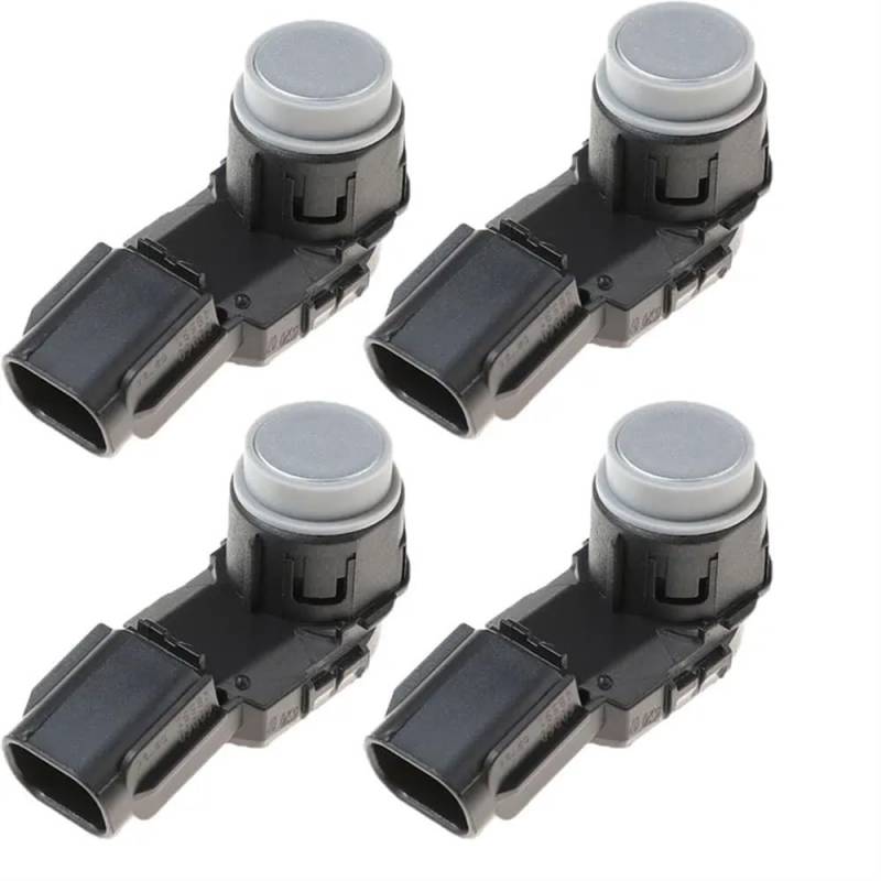 HZSMYXGS Kompatibel mit Toyota für Mark X 2016-2018 PDC Parksensor Parkradar Parken 89341-60060 8934160060 Auto Einparkhilfe(4PCS Silver) von HZSMYXGS