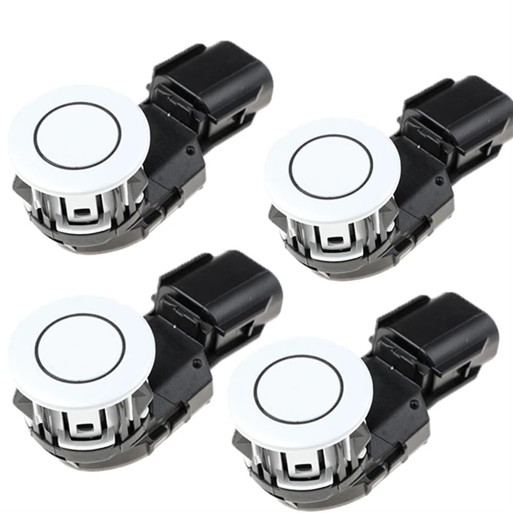 HZSMYXGS Kompatibel mit Toyota für RAV4 2015-2018 PDC Parksensor 89341-12100 8934112100 Auto Einparkhilfe(4 pcs White) von HZSMYXGS