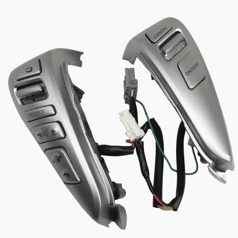 HZSMYXGS Lenkrad-Bedienknopfschalter Kompatibel mit Nissan für Sylphy 2012 2013 2014 25550-3DA6A 255503DA6A Lenkrad-Tempomatschalter von HZSMYXGS