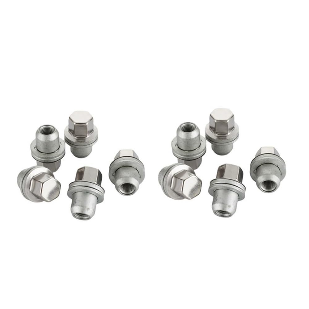 HZSMYXGS Radschrauben Kompatibel mit Land für Rover für Discovery 3 2004-2009 Edelstahl-Radmutterkappe RRD500290(10PCS) von HZSMYXGS