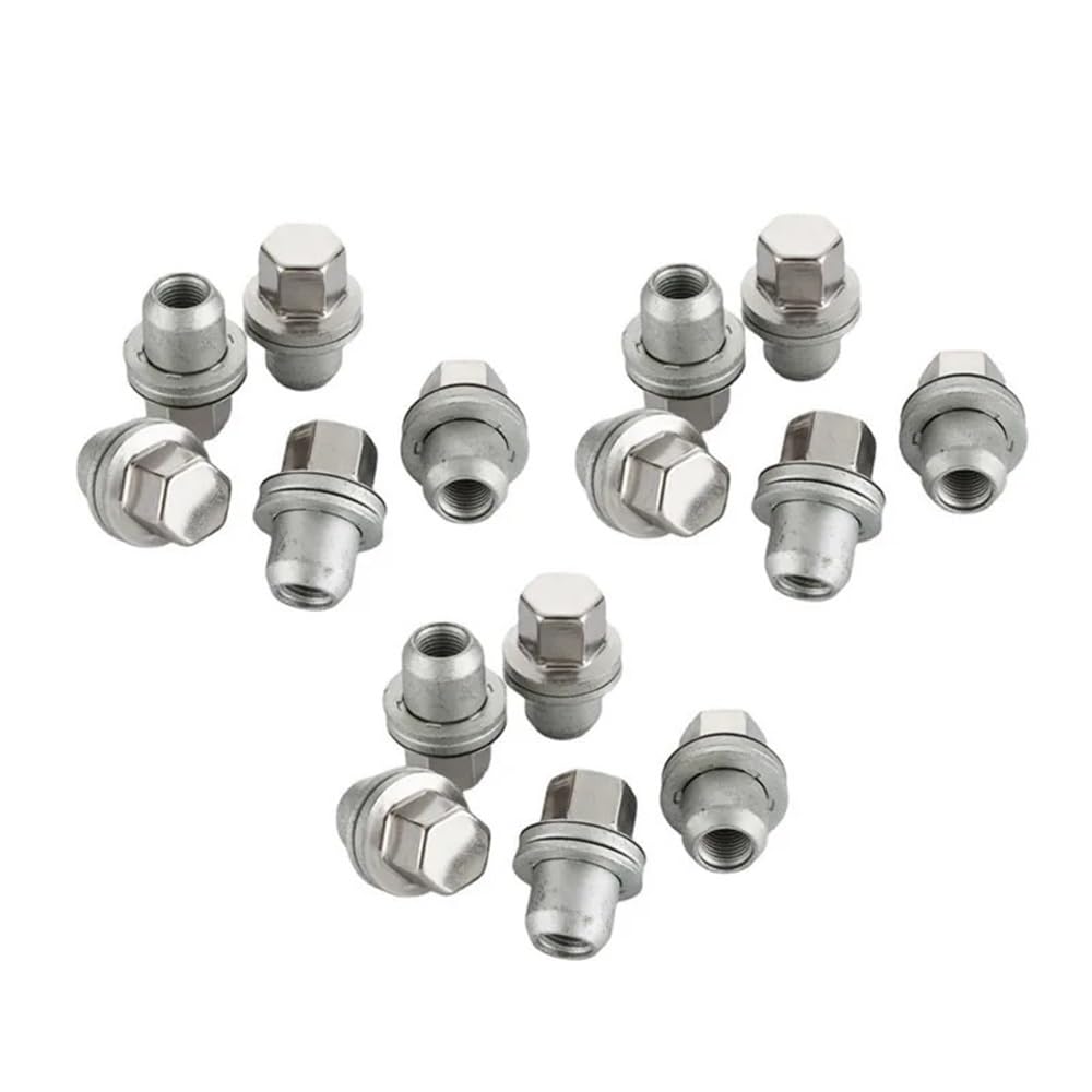 HZSMYXGS Radschrauben Kompatibel mit Land für Rover für Discovery 3 2004-2009 Edelstahl-Radmutterkappe RRD500290(15PCS) von HZSMYXGS