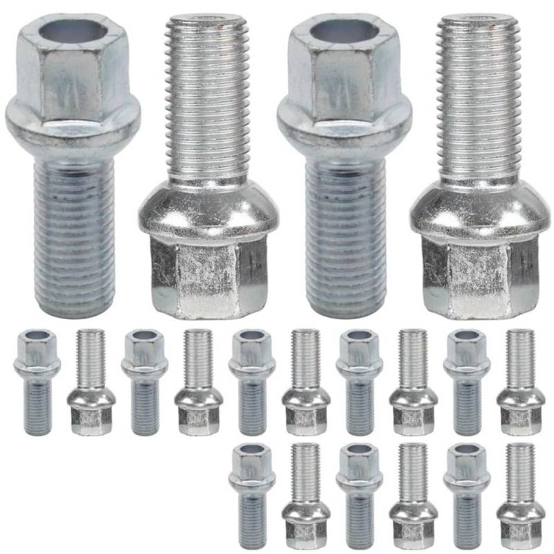 HZSMYXGS Radschrauben Kompatibel mit VW für J&etta 1998-2010 Radschrauben Autozubehör WHT002437 von HZSMYXGS