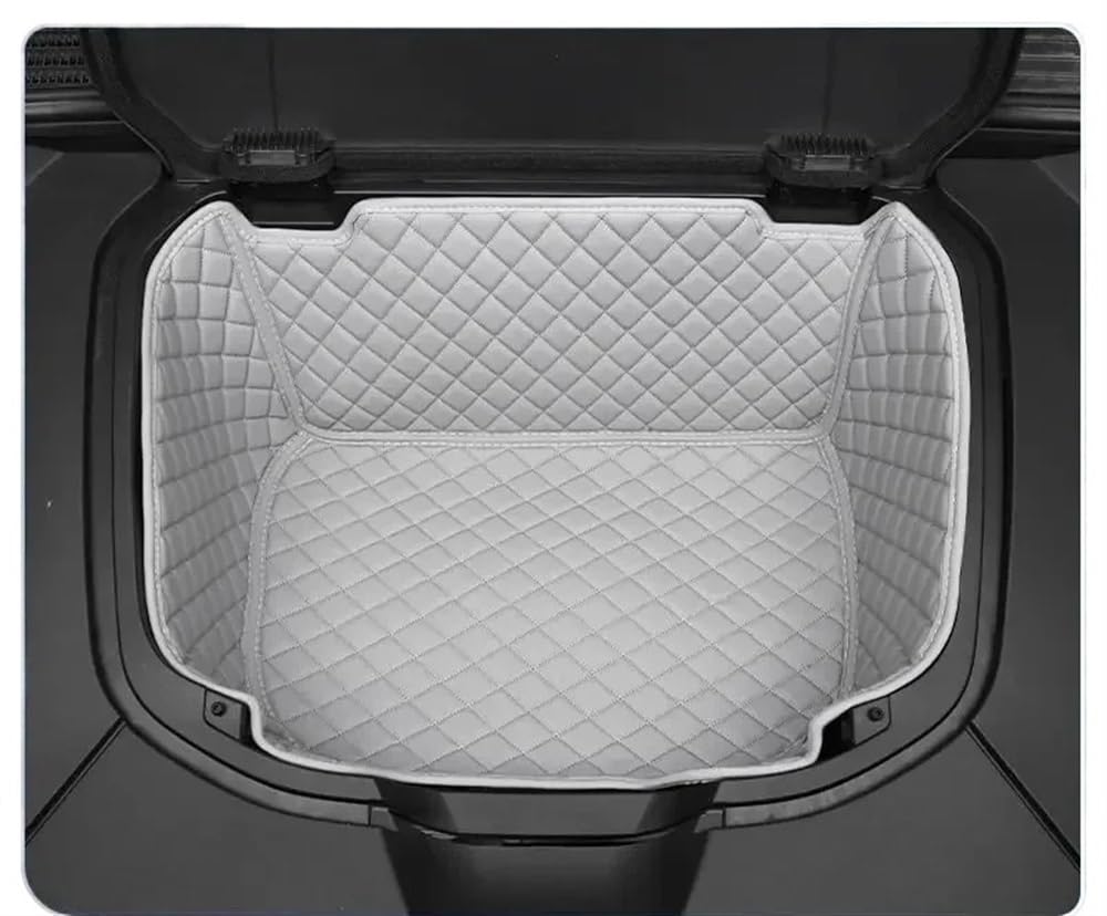Kofferraumschutzmatte Kompatibel mit BYD für Seal EV DMi 2023 2024, PU-Auto-Front-Aufbewahrungsbox-Pad, Kofferraummatte, wasserdichte Bodenschutz-Pad, Auto-Innendekoration(8,EV) von HZSMYXGS