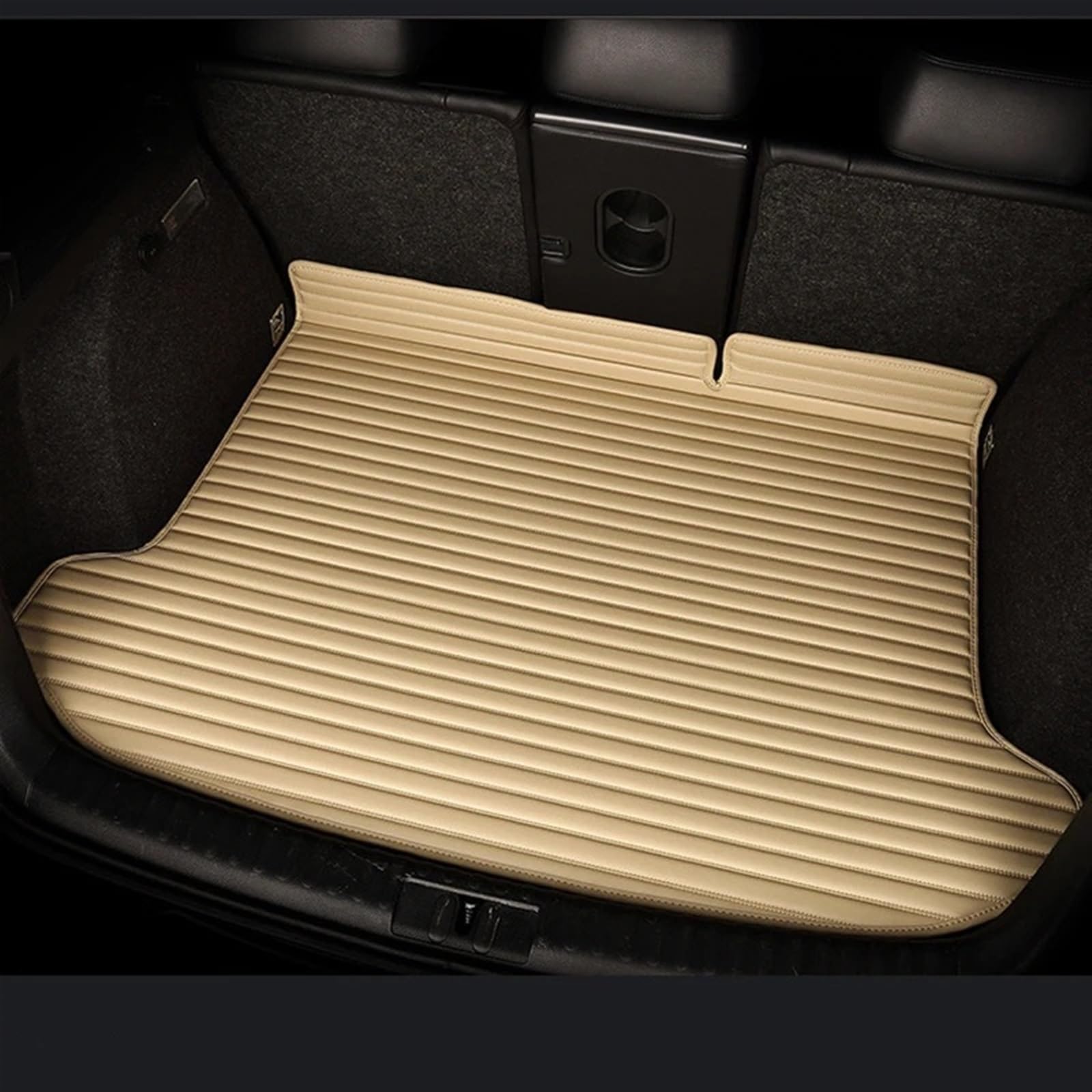 Kofferraumschutzmatte Kompatibel mit Land für Rover für Discovery Sport 5 Sitz 7 Sitz 2015 individuelle Kofferraummatte Innendetails Cargo-Liner-Zubehör(4,5 Seat) von HZSMYXGS
