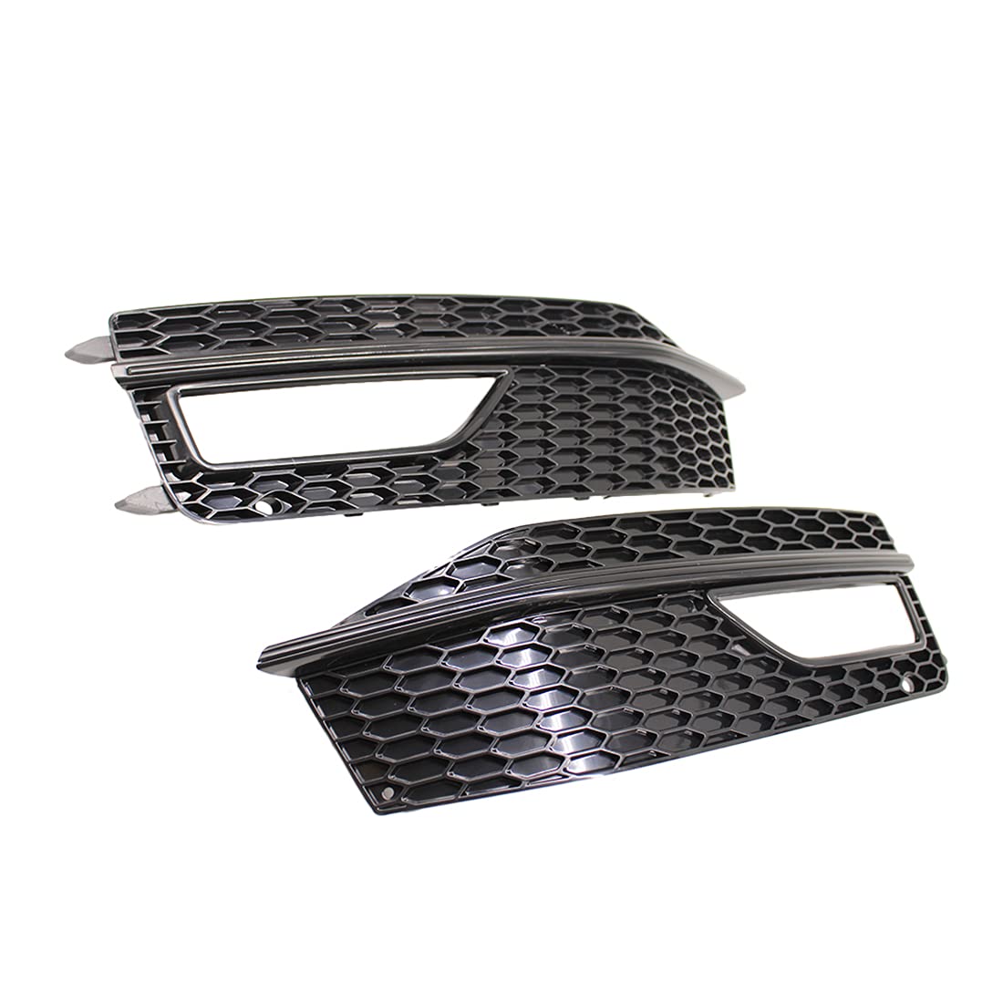 HZYCKJ Front Kühlergrille für Audi A4 B8.5 S-line S4 2013 2014 2015 Stoßfänger Nebelscheinwerfer Abdeckung Kühlergrill Grill Farbe Schwarz von HZYCKJ