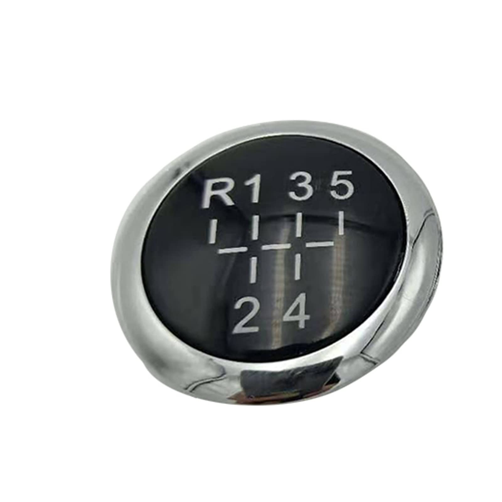 Auto-Schaltknauf-Schalthebel 1 Stücke 5/6 Speed ​​Knob Chrome Cap Top Für OPEL ASTRA III H CORSA D 2004-2010(R12345.) von HZZST