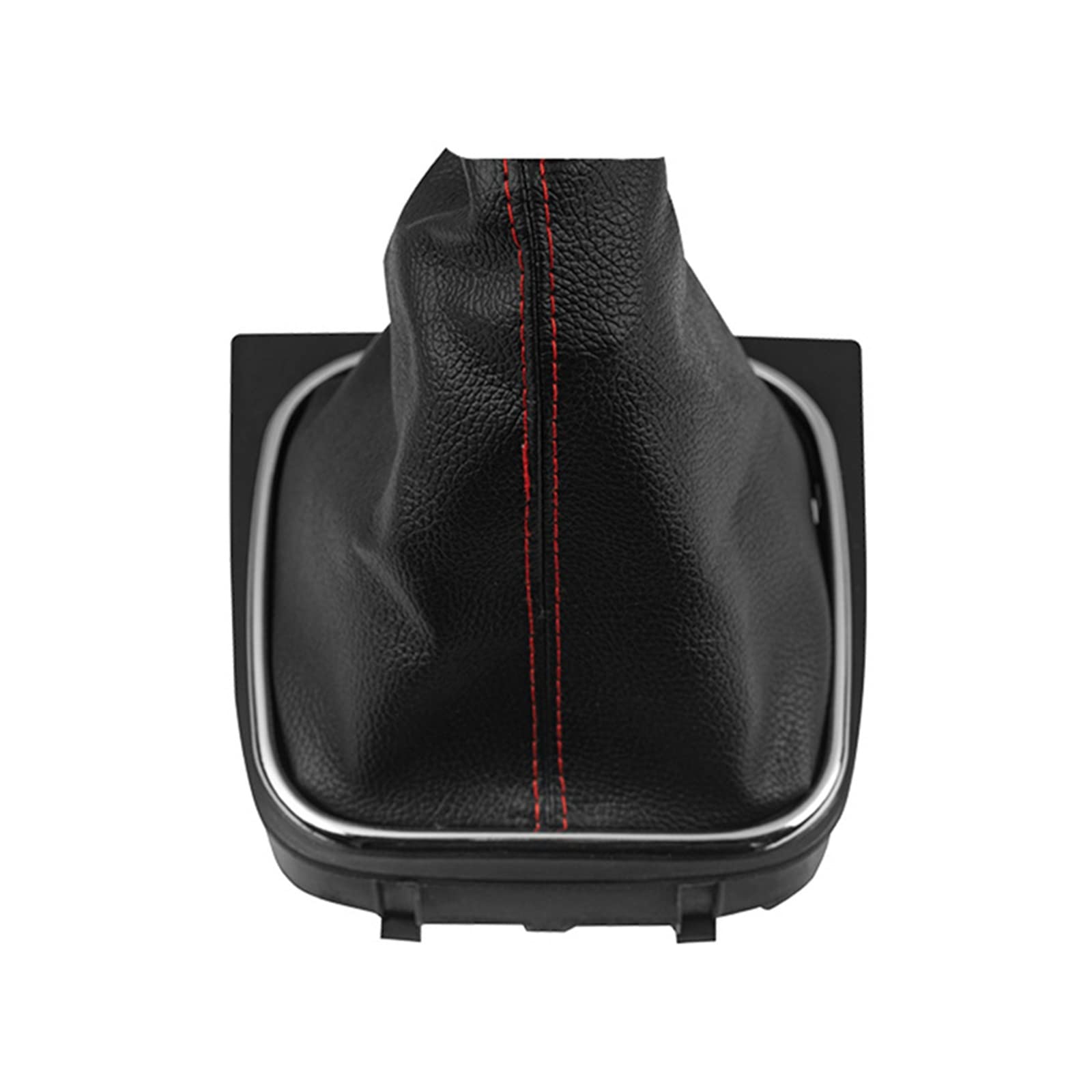 Auto-Schaltknauf-Schalthebel 5/6 Gang Schaltknauf Hebelmanschette Kofferraumabdeckung Für Golf 6 MK6 R20 Golf 5 A5 MK5 GTI GTD Je&tta R32 A6 2004–2013(Boots,Red thread) von HZZST