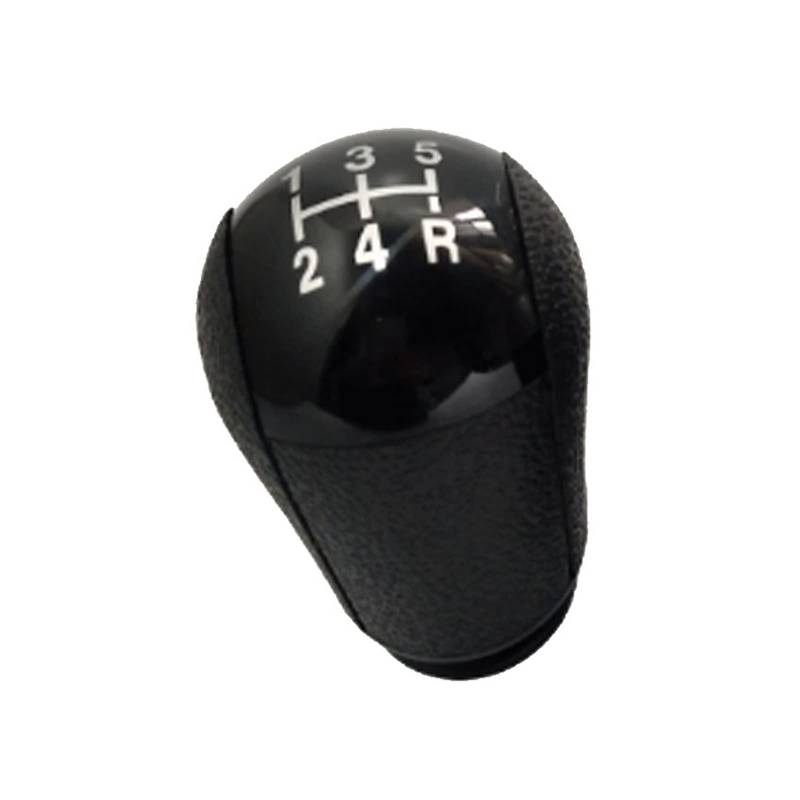 Auto-Schaltknauf-Schalthebel 5 6-Gang MT Auto Schaltknauf Hebel Gaitor Schalthebel Für Mondeo MK2 2004-2011(Gear knob Black,5 Gears) von HZZST