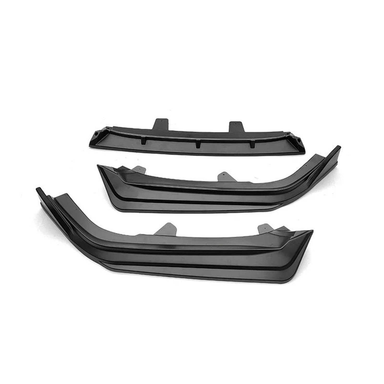 HZZST Kühlergrille Frontstoßstangengrill 3D Frontschürze Lip Spoiler Splitter Deflektor Für Accord 10,5th Gen 2021-2022 Guards Body Kit Auto Zubehör 3PCS(Matt-schwarz) von HZZST