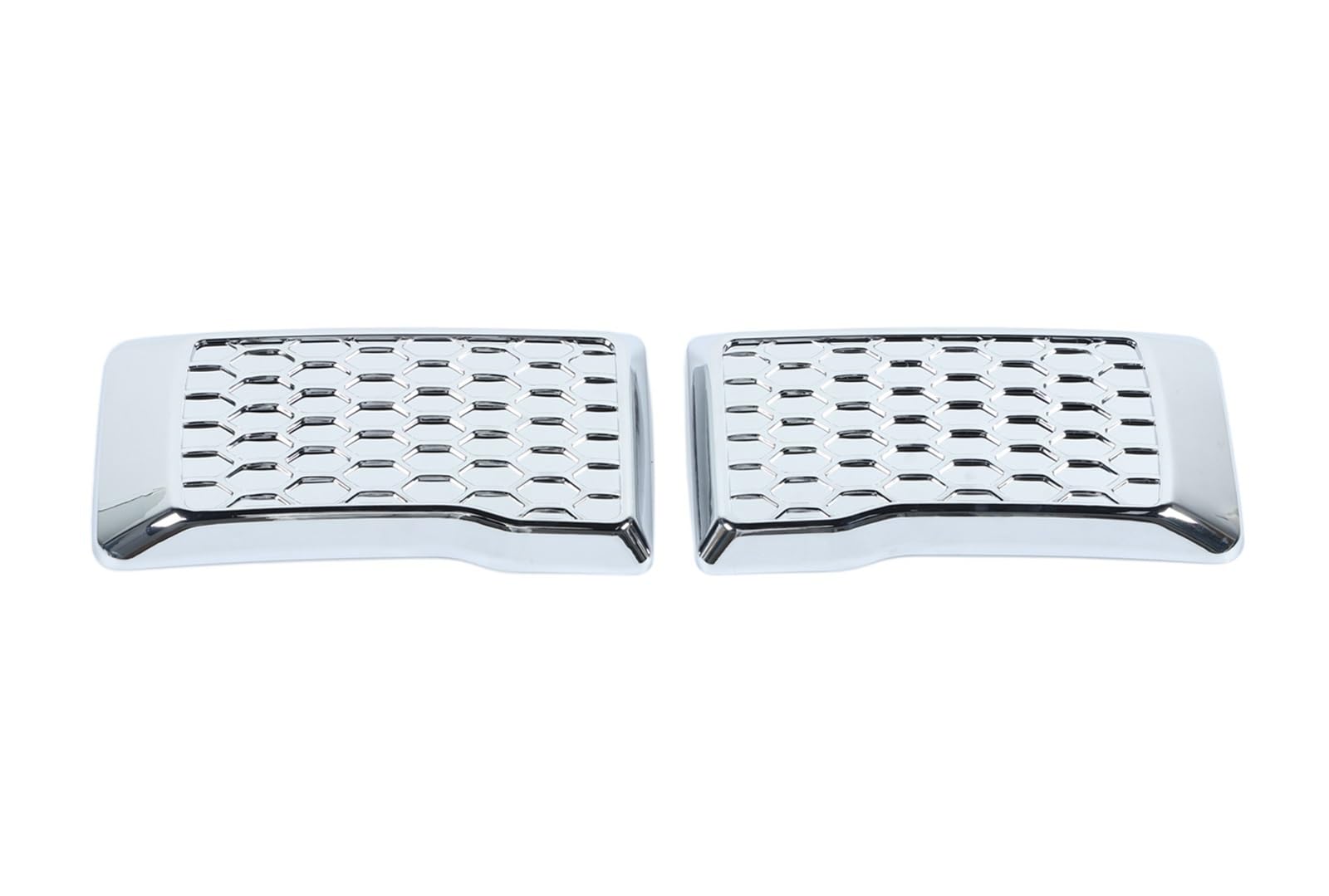 HZZST Kühlergrille Frontstoßstangengrill Auto Front Stoßstange Dekoration Abdeckung Trim Aufkleber Auto Externes Zubehör Für F1&50 2015 2016 2017 2018 2019 2020(Chrom) von HZZST