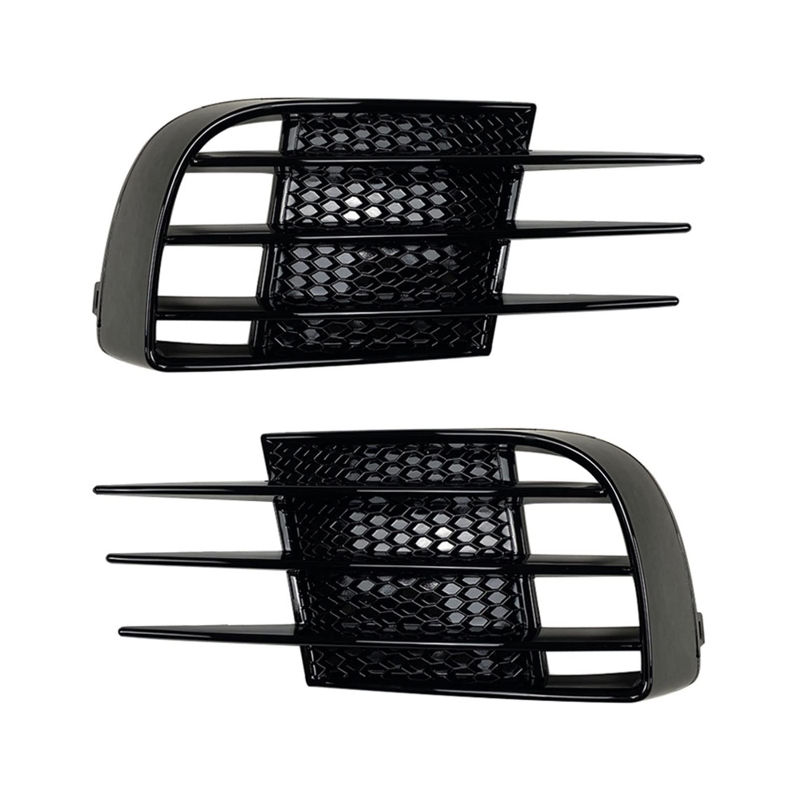 HZZST Kühlergrille Frontstoßstangengrill Auto Front Stoßstange Nebel Licht Kühlergrill Spoiler Abdeckung Canards Trim Spoiler Splitter Für Golf 6 MK6 GTI GTD 2009-2013 von HZZST