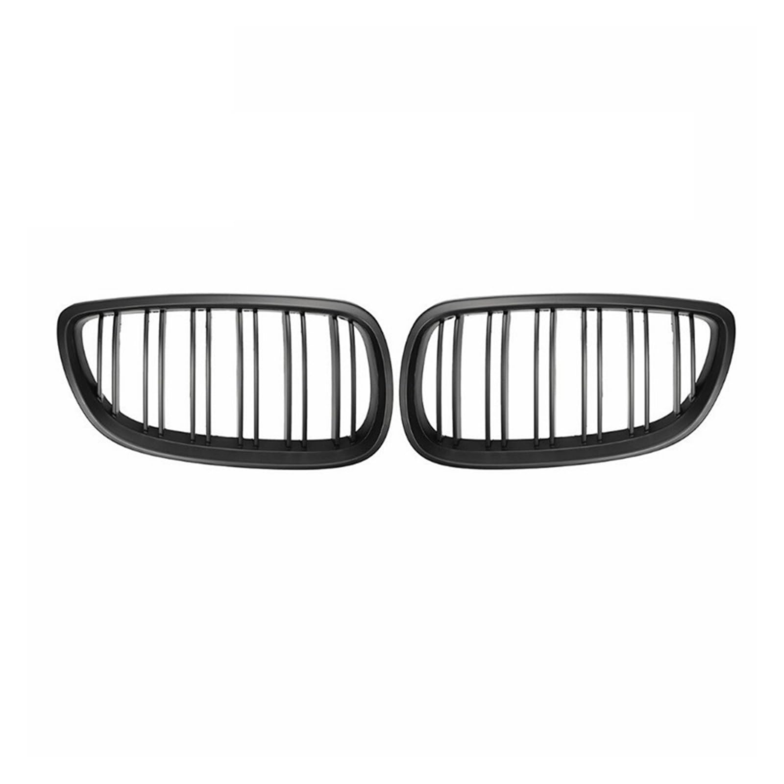 HZZST Kühlergrille Frontstoßstangengrill Auto Front Stoßstange Nieren Grill Für E92 E93 M3 2006-2009 Dual Line Grille Racing Gitter Ersatz(Matt-schwarz) von HZZST