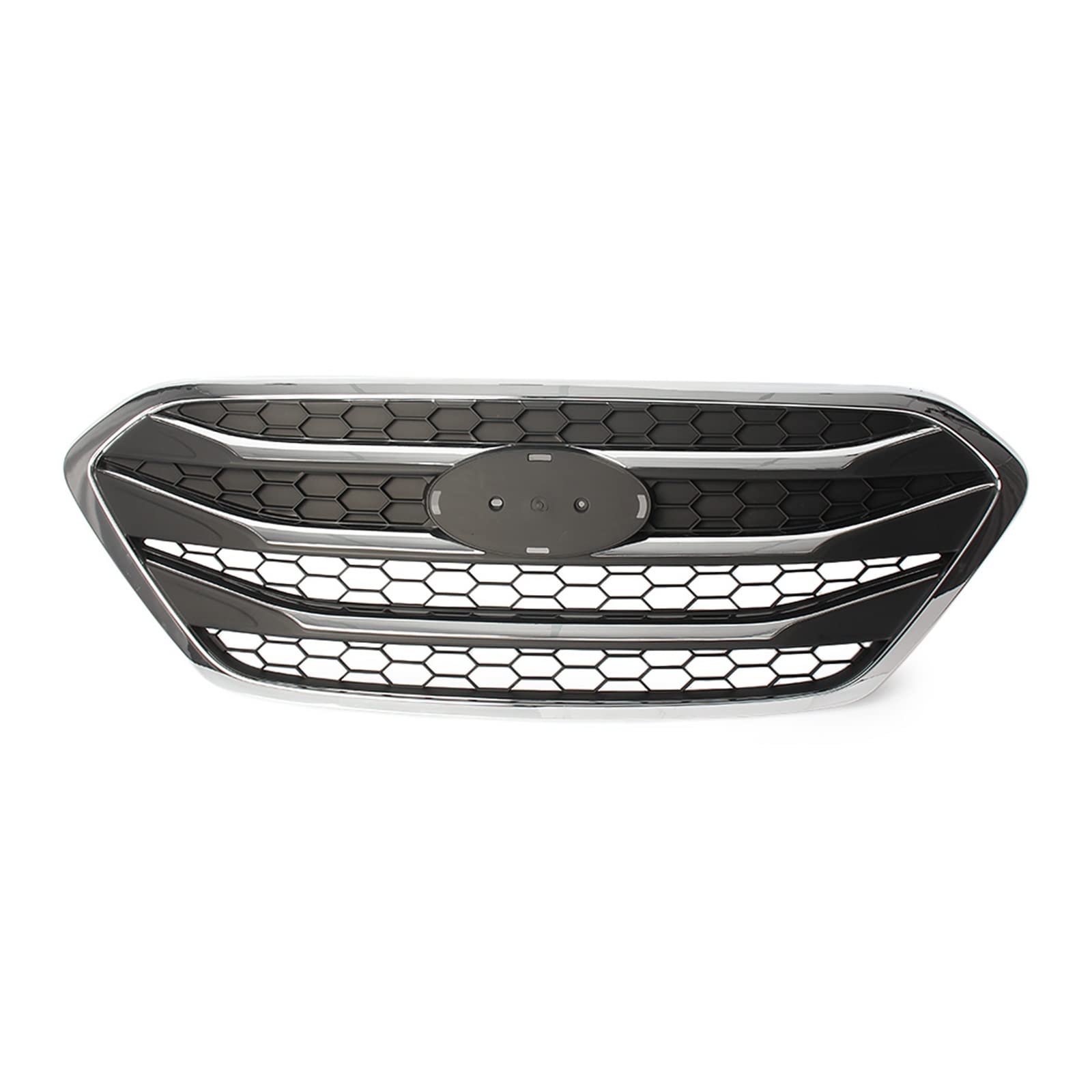 HZZST Kühlergrille Frontstoßstangengrill Auto-Frontgrill, Oberer Kühlergrill, Für Tuc&Son Ix35 2013 2014 2015 2016 von HZZST