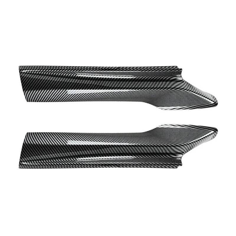 HZZST Kühlergrille Frontstoßstangengrill Für 5 Serie F10 F11 M Sport 520i 530i 2011-2017 Auto Vorderen Stoßfänger Lip Spoiler Nebel Lichter Spoiler Splitter Diffusor Tuning(Carbon Look) von HZZST