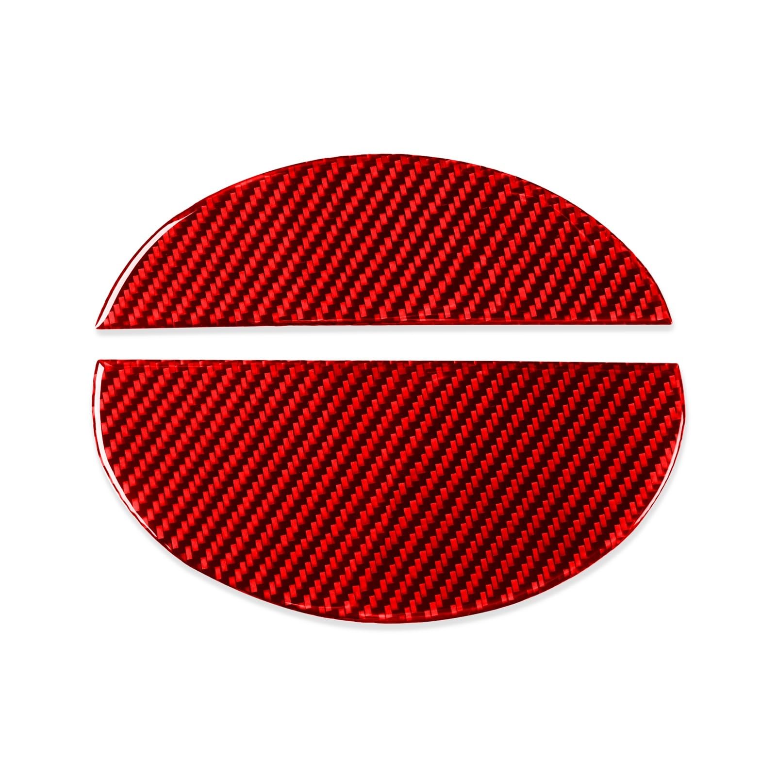 HZZST Tankdeckel für Gasöl Auto Tankdeckel Panel Aufkleber Abdeckung Trim Innen Styling Zubehör Für CLS C219 2004-2009(Rot) von HZZST