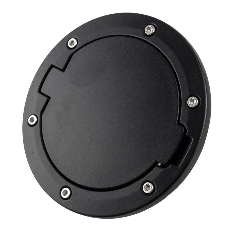 HZZST Tankdeckel für Gasöl Schwarz Auto Außen Links Kraftstoff Gas Tank Deckel Kappe Abdeckung Für Wrangler TJ 1997 1998 1999 2000 2001 2002 2003 2004 2005 2006 von HZZST