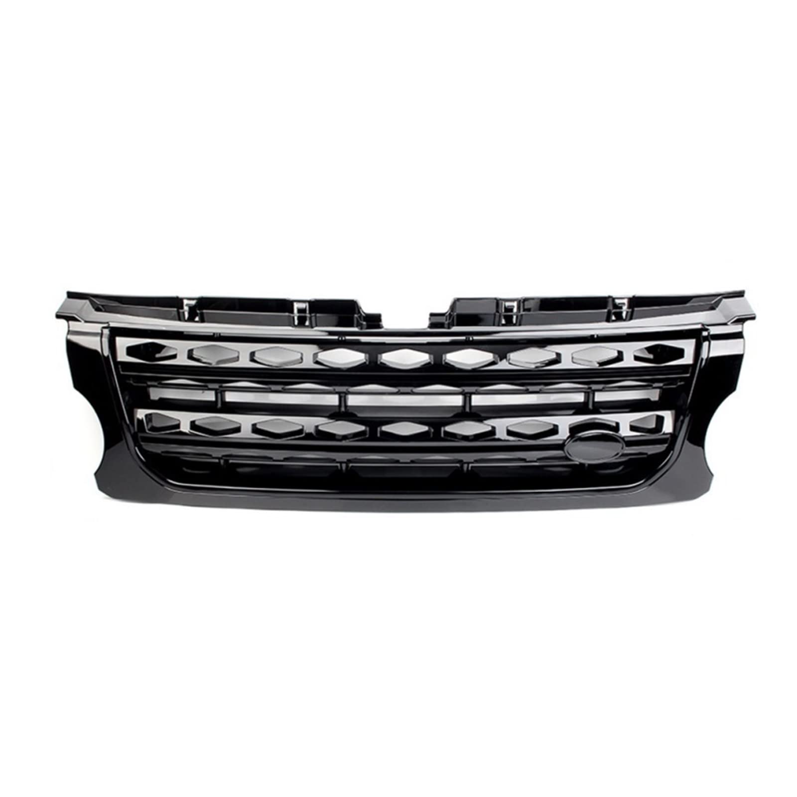 Kühlergrille Frontstoßstangengrill Für Discovery 4 LR4 2014 2015 2016 LR057534 Auto Front Racing Grill Stoßstange Honey Comb Mesh Grille(Schwarz) von HZZST