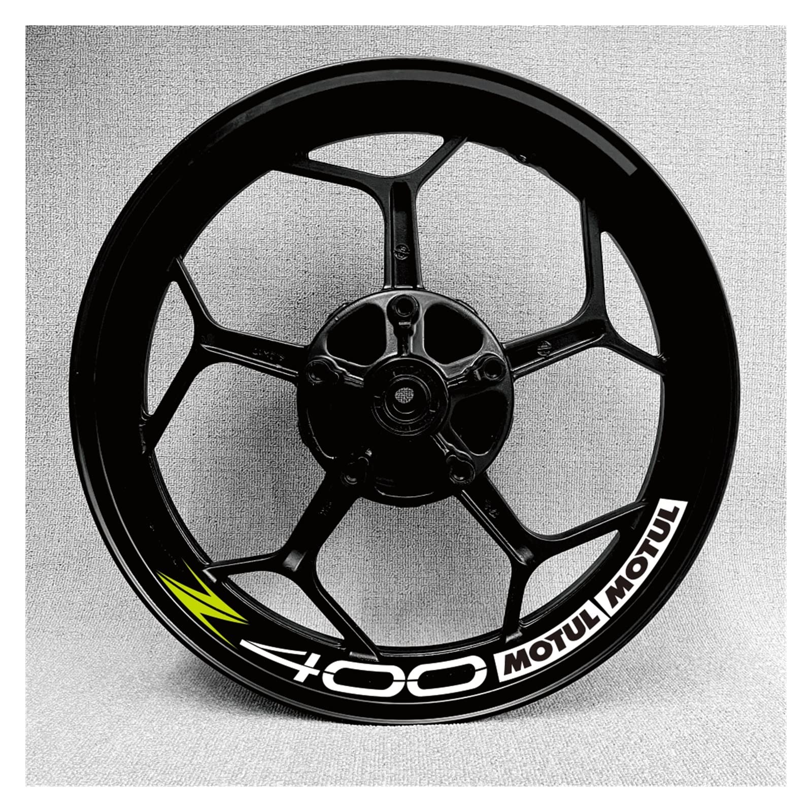 Motorrad-Radaufkleber Motorrad-Rad-Aufkleber Für Z750 Z800 Z650 H2r Z900 Z1000 250sl Für 300 W800 Er6n Z400 Zx6r Moto Rim Decals Aufkleber(A1) von HZZST