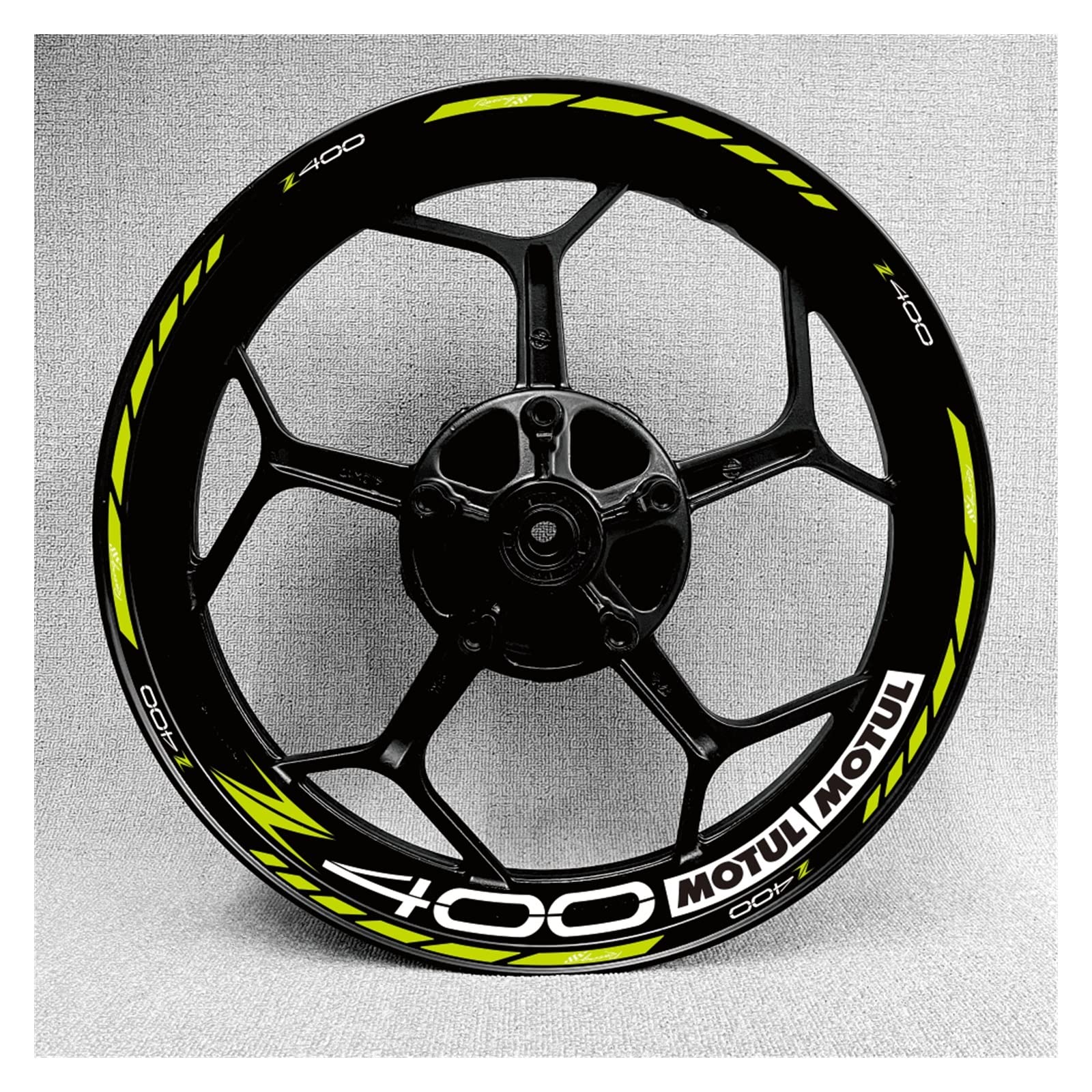 Motorrad-Radaufkleber Motorrad-Rad-Aufkleber Für Z750 Z800 Z650 H2r Z900 Z1000 250sl Für 300 W800 Er6n Z400 Zx6r Moto Rim Decals Aufkleber(Q) von HZZST