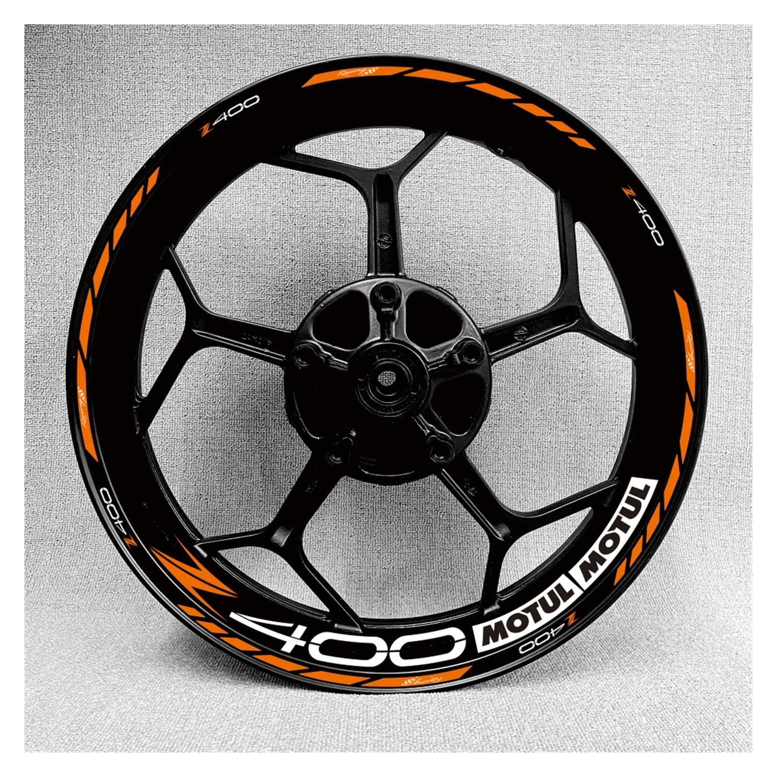 Motorrad-Radaufkleber Motorrad-Rad-Aufkleber Für Z750 Z800 Z650 H2r Z900 Z1000 250sl Für 300 W800 Er6n Z400 Zx6r Moto Rim Decals Aufkleber(T) von HZZST