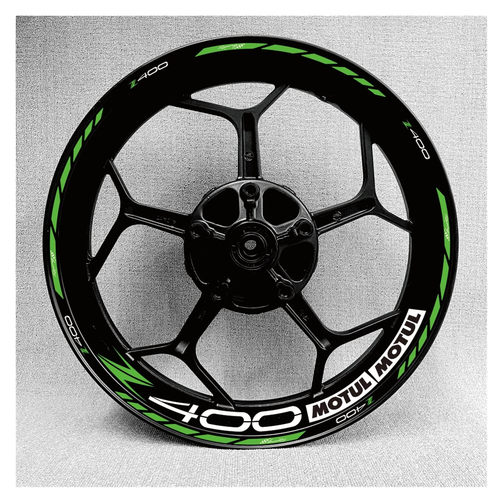 Motorrad-Radaufkleber Motorrad-Rad-Aufkleber Für Z750 Z800 Z650 H2r Z900 Z1000 250sl Für 300 W800 Er6n Z400 Zx6r Moto Rim Decals Aufkleber(U) von HZZST