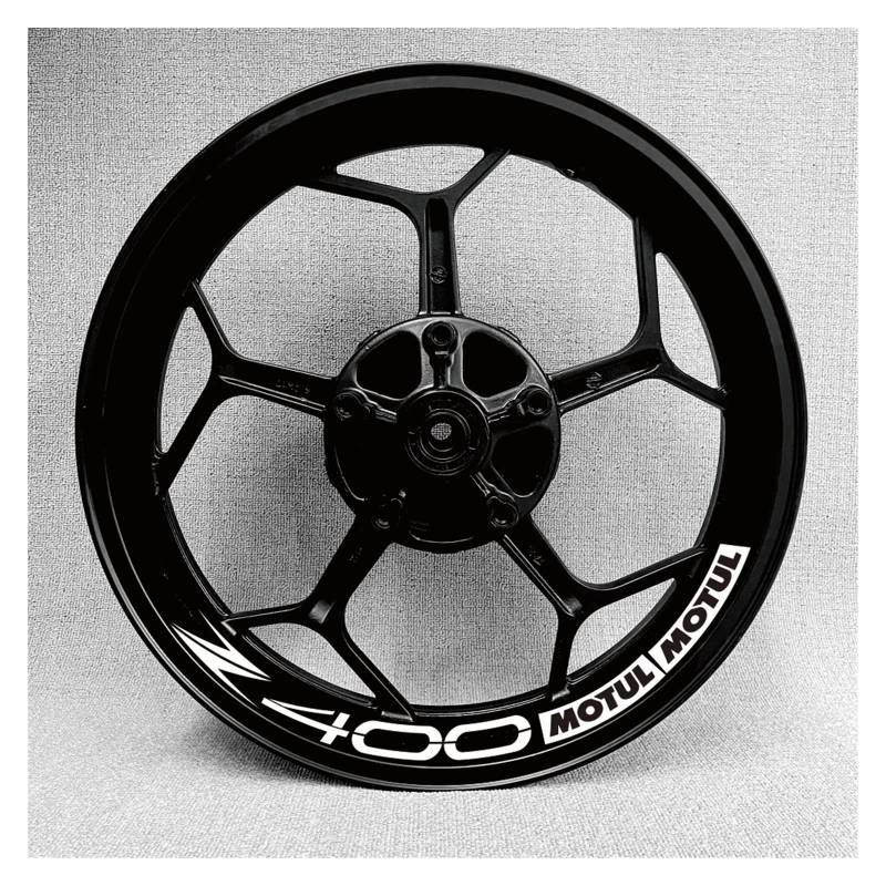 Motorrad-Radaufkleber Motorrad-Rad-Aufkleber Für Z750 Z800 Z650 H2r Z900 Z1000 250sl Für 300 W800 Er6n Z400 Zx6r Moto Rim Decals Aufkleber(Y) von HZZST