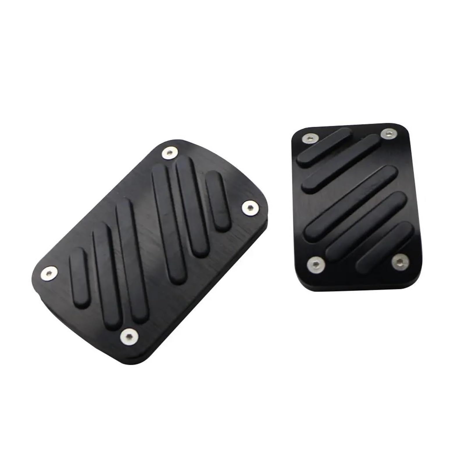 Pedalpad-Abdeckungen 2Pcs AT Auto Pedale Auto Gas Brems Fußstütze Fuß Pedal Für 308S 308 408 3008 5008 Für C5 AIRCROSS 2014-2019(Schwarz) von HZZST