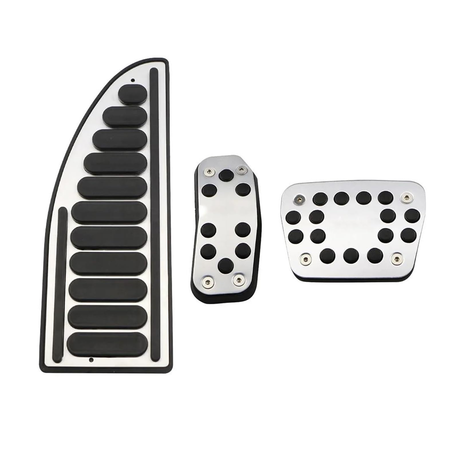 Pedalpad-Abdeckungen Auto Bremspedal Für Fiesta MK7 2009 2010 2011 2012 2013 Zubehör Accelerator Gas Fußstütze Pedale Pad Abdeckung(3 PCS AT) von HZZST