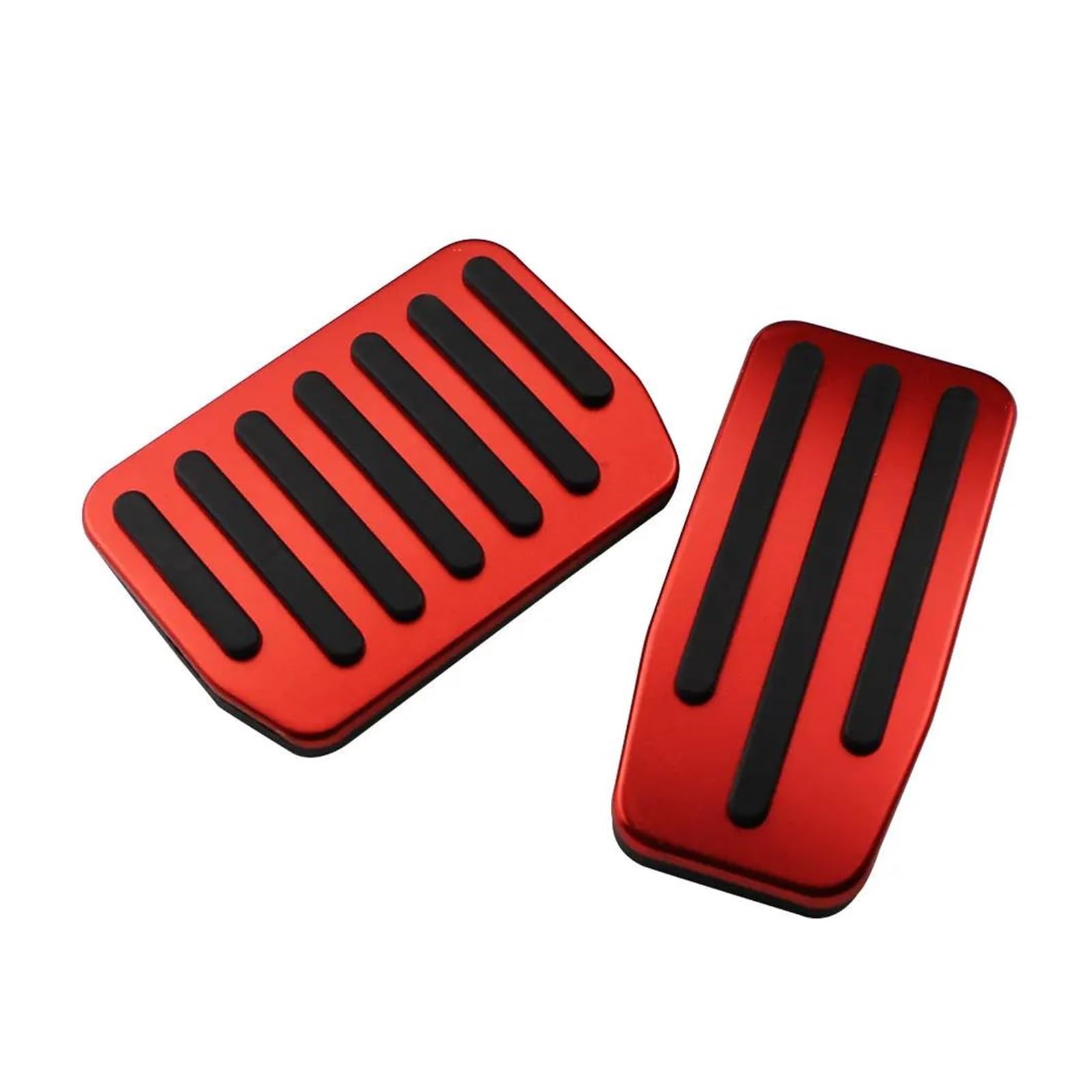 Pedalpad-Abdeckungen Auto Fußpedal Bremspedal Rest Pedal Pads Matten Abdeckung Für - Modell 3 Y Accelerator Gas Kraftstoff Modell Y Zubehör(Rot) von HZZST